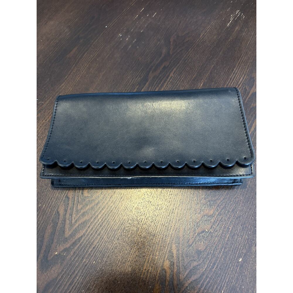 Banana Republic Charger Power Bank Clutch Folding black Purse